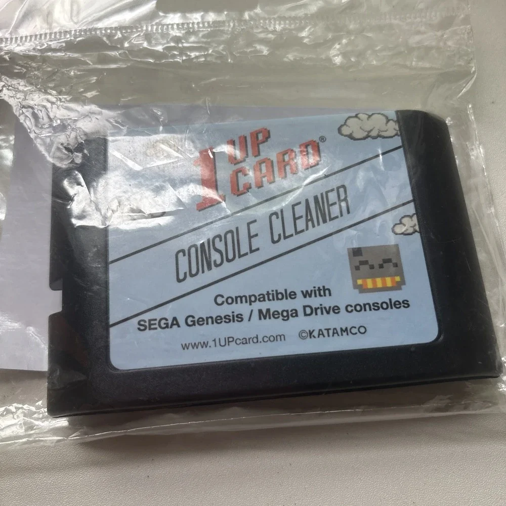 1UPcar Cleaning Compatible With SEGA /Mega Drive Console & Video Game Cartridges